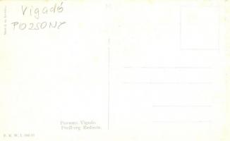 Pozsony, Pressburg, Bratislava; Vigadó, városi vasút / Redoute and urban railway. B.K.W.I. 386-13 s:...