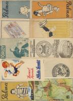 34 db vegyes minőségű számolócédula