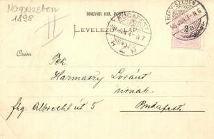 1898 (Vorläufer!) Nagyszeben, Hermannstadt, Sibiu; Evangélikus templom, A Természettudományok Erdély...