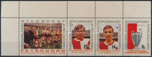 Apeldoorn városi posta Labdarúgó bélyegsor 4 érték