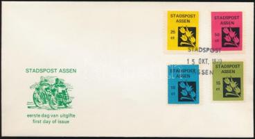 1970 Assen városi posta Virág sorozat FDC