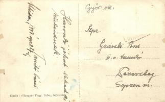 Mórichida, Móriczhida; Római katolikus templom, Községháza, Községi iskola