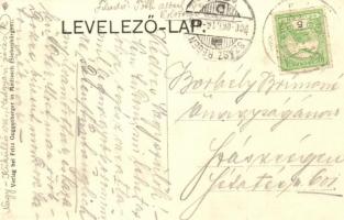 Kiskapus, Kleinkopisch, Copsa Mica; Vasútállomás. Kiadja Guggenberger Frigyes / Bahnhof / railway st...