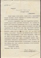 1934 Serédi Justicián hercegprímás aláírása