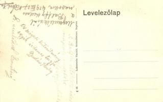 Balf (Sopron), fürdőrészlet, utcakép templommal és automobillal