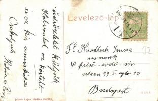 Hatvan, Kossuth Lajos tér, Báró Hatvany kastély. 936. Jatzkó Lajos kiadása (EB)