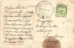 Bicske, Buda-Bicske; Fő utca, Flakker Sándor üzlete. W. L. Bp. 5697. Kiadja Lichtenstein Mór (b)