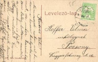 Körösladány, Gróf Merán uradalmi kastély parkja. 2944. Klein Sámuel kiadása (EK)