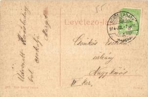 Körösladány, Gróf Merán uradalmi kastély belső része. 2935. Klein Sámuel kiadása