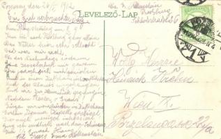 1912 Pozsony, Pressburg, Bratislava; Vaskutacska, Ferdinánd király vasfürdő, korai trolibusz / Eisen...