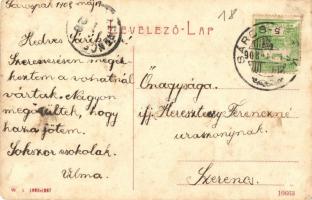 Sárospatak, Várkert, Rákóczi vár, kastély. W. L. 1993-1987. (kis sarokhiány / small corner shortage)