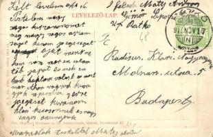 Miskolc, Városháztér, Városháza, Kossuth Lajos szobor. W. L. Bp. 6192. Özv. Majtényi Mártonné kiadás...