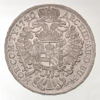 1740K-B Tallér Ag "III. Károly" (28,81g) T:1-,2 ph., apró ü. / Hungary 1740K-B Thaler Ag &...