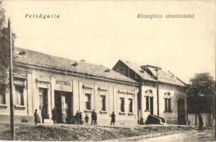 Felsőgalla (Tatabánya), Községháza, utcakép (EK)