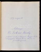1919 május 11. dr. Lechner Károly orvosprofersszornak, a kolozsvári egyetem dékánjának írt levél tan...