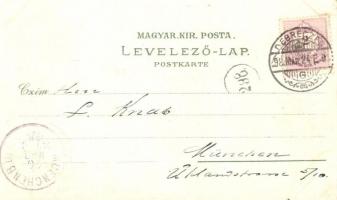 1898 Debrecen, Állami főreáliskola, Törvényszéki palota, izraelita imaház, zsinagóga, Piac tér, Ipar...