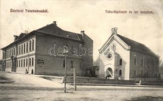 Tata-Tóváros, Takarékpénztár, izraelita templom, zsinagóga / synagogue