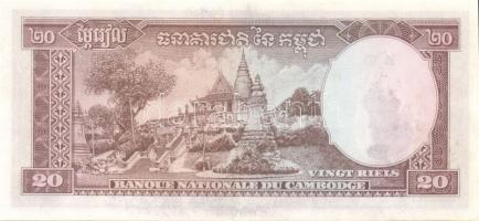 Kambodzsa 1956-75. 20R, 100R, 500R T:I