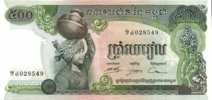 Kambodzsa 1956-75. 20R, 100R, 500R T:I