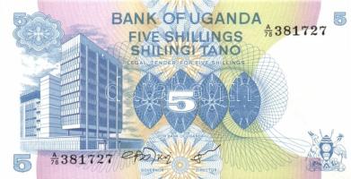 Uganda 1979. 5Sh T:I + 1987. 5Sh, 10Sh T:I