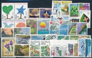 Europa CEPT 13 diff. sets + 4 stamps, Europa CEPT 13 klf sor + 4 klf önálló érték