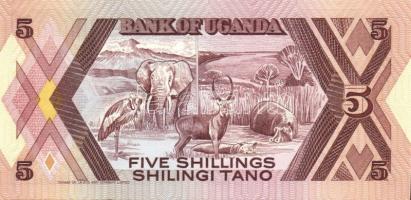 Uganda 1979. 5Sh T:I + 1987. 5Sh, 10Sh T:I