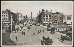 1936 Magyar válogatott labdarúgók által aláírt képeslap Springer Ferencnek címezve dublini mérkőzésr...