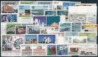 Europa CEPT 18 diff. sets + 4 stamps, Europa CEPT 18 klf sor + 4 klf önálló érték