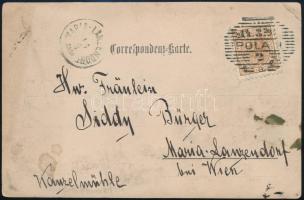 1898 Torpedoboot XXVI.  legénységének fotója  Fotólap / Navy torpedoboat No. XXVI. staff  photo post...