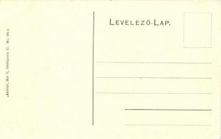 Budapest III. Békásmegyer, utcakép templommal, Hölczl József üzlete. Anitta kiadása