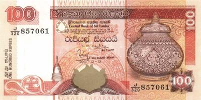 Sri Lanka 2001-2004. 10R, 20R, 50R, 100R T:I