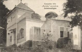1914 Balatonaliga, Kempelen Béla Mariska nyaralója