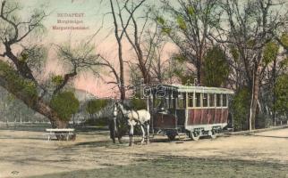 Budapest XIII. Margitszigeti lóvasút / Margaretheninsel / horse tramway