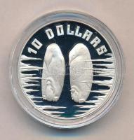 Ausztrália 1992. 10$ Ag "Császárpingvinek a fiókákkal" T:PP kis fo.
Australia 1992. 10 Do...