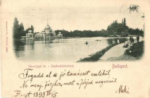 1898 Budapest XIV. Városligeti tó (EK)