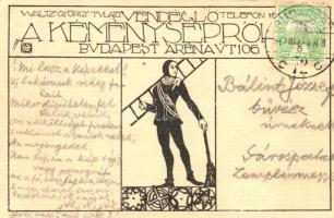 Budapest VI. Waltz György vendéglője a Kéményseprőhöz, kerthelyiség. Aréna út 106 (ma Dózsa György ú...