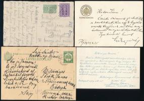 1924-1929 Török János rendőrparancsnok kinevezése és kitüntetés alkalmából küldött belügyi, rendőri ...