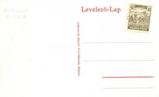 Sopron, Rösch Frigyes Tűzoltó laktanya őrsége, tűzoltóautók. Lobenwein Harald kiadása / fire brigade...