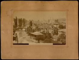 1888 Szarajevó nagyméretű keményhátú fotója / Large photo of Sarajevo Cartboard size 32x26 cm