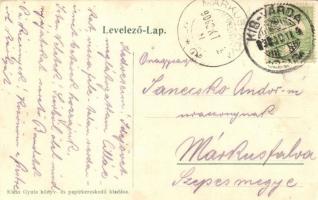 1906 Kisvárda, Ipar és Kereskedelmi Bank, Adler Mór női szabó, Gálovits József borbély és fodrász és...