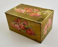 Stollwerck festett fém bonbonos doboz / metal candy box 24x16x13 cm