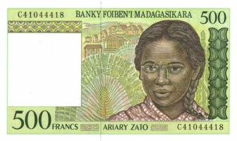 Madagaszkár 1994. 500Fr + 2004. 100A, 500A T:I