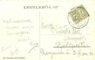 1906 Balatonföldvár, Csesznák altábornagy és Korányi Frigyes orvos tanár nyaralója. Gerendai Gyula k...