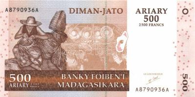 Madagaszkár 1994. 500Fr + 2004. 100A, 500A T:I