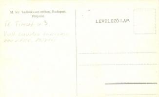Budapest IX. M. kir. hadirokkant otthon főépülete. Timót utca 3. (volt Laudon laktanya)