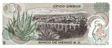 Mexikó 1967-1981. 1P, 5P, 10P (2x), 50P (2x), 100P (2x) klf dátummal T:I Összesen 8db!