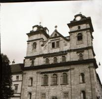 1939 Kassa, városképek, 6+6 db fotó és negatív, 6x6 cm