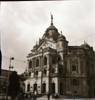 1939 Kassa, városképek, 6+6 db fotó és negatív, 6x6 cm