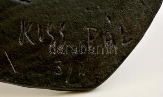 Kiss Pál: Aradi vértanúkat ábrázoló bronzírozott fém dombormű. Falra akasztható.. Jelzett. 27x24 cm