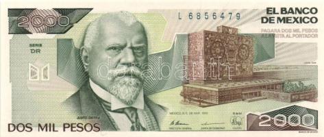 Mexikó 1984-89. 500P, 1000P, 2000P T:I